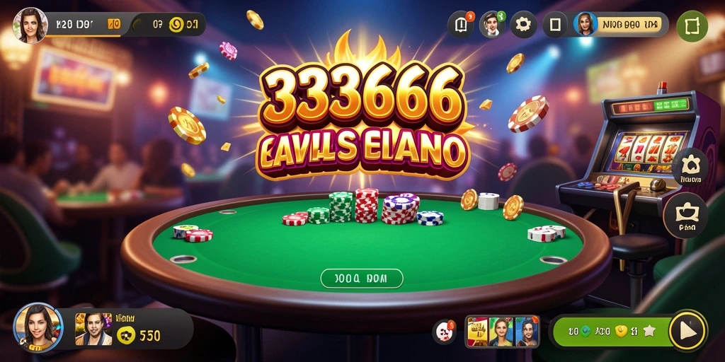 Screenshot utama 333666 menampilkan gameplay Kasino yang menarik.