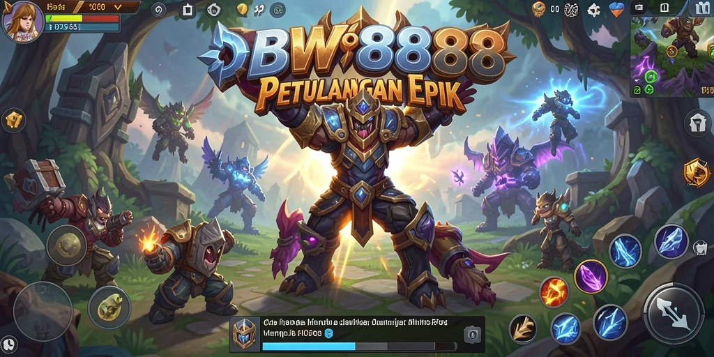 Tangkapan layar menunjukkan aksi seru di dalam BW888 dengan grafis menawan.