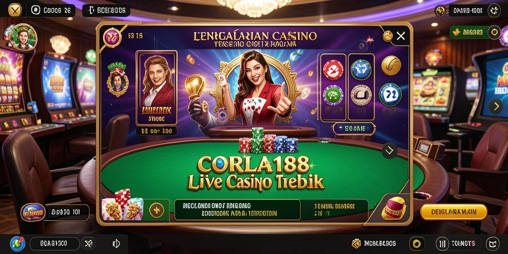 Gameplay seru di Live Casino CORLA188 dengan dealer profesional.