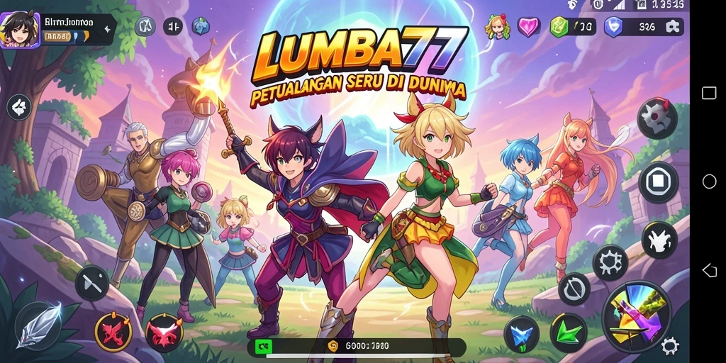 Tangkapan layar LUMBA77 menampilkan aksi seru di dunia Anime.