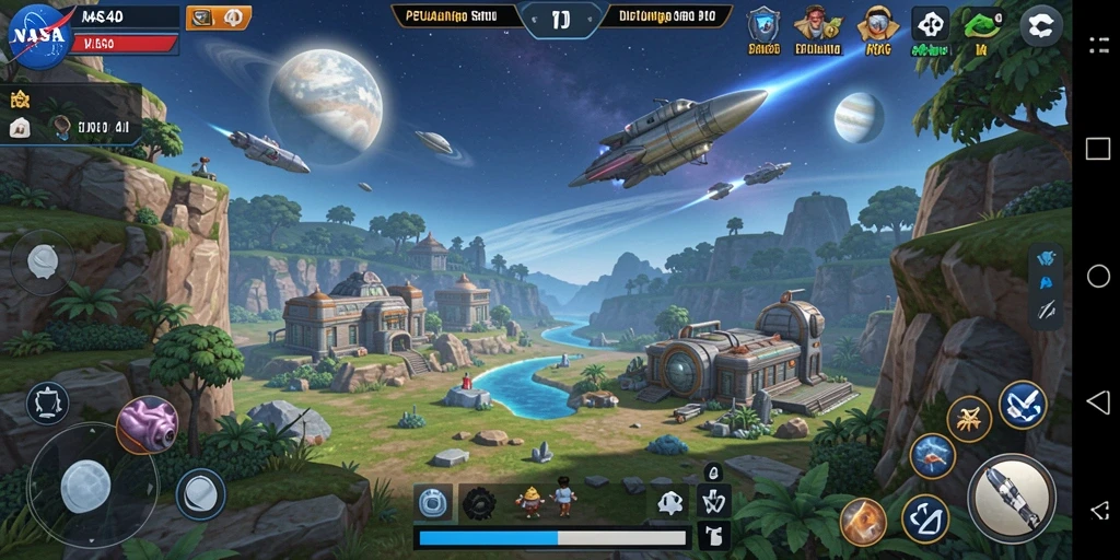 Gameplay RPG yang menakjubkan dengan grafis memukau.