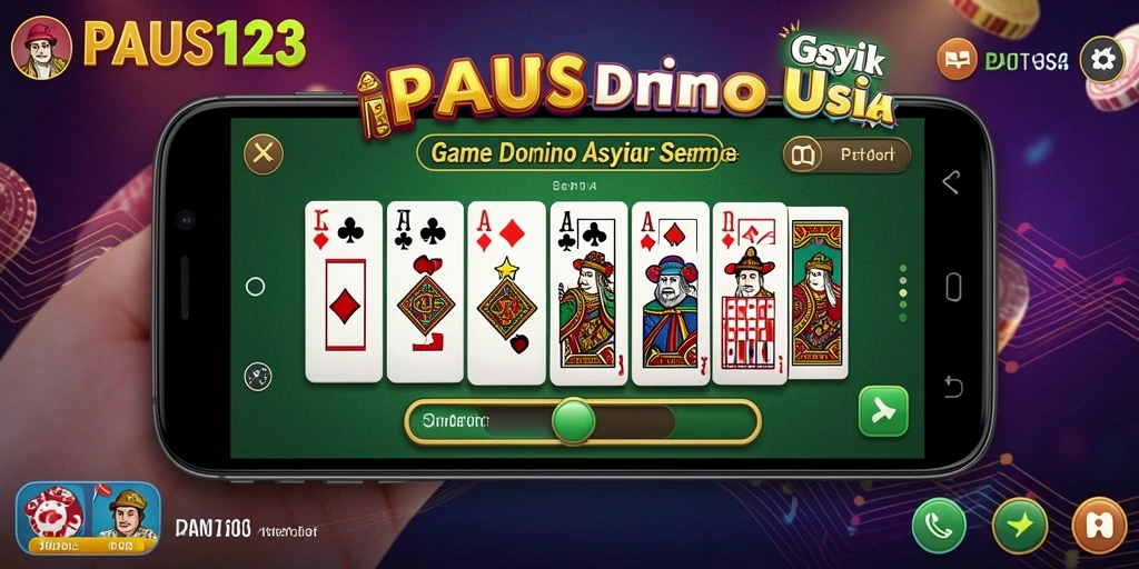 Tampilan gameplay seru dalam PAUS123 dengan aksi Domino intens.