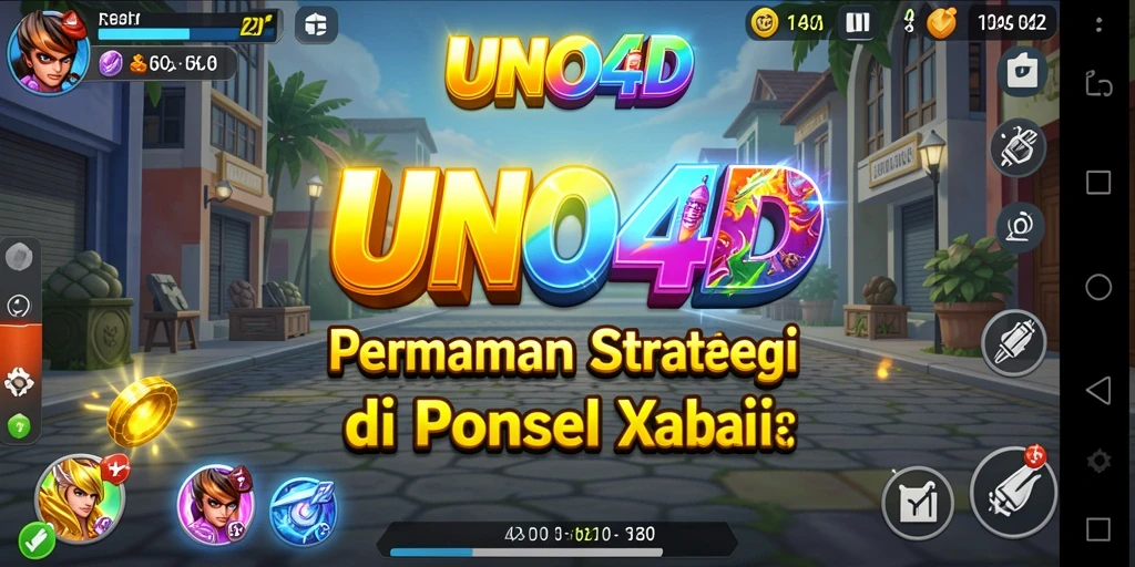 Tampilan gameplay menarik dari UNO4D yang penuh strategi.