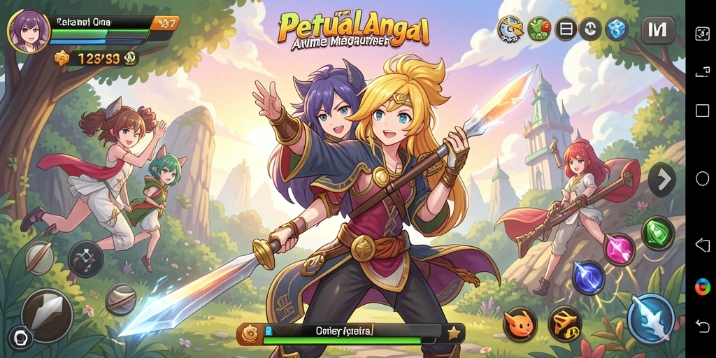Tampilan gameplay V07 yang menakjubkan dan penuh aksi.